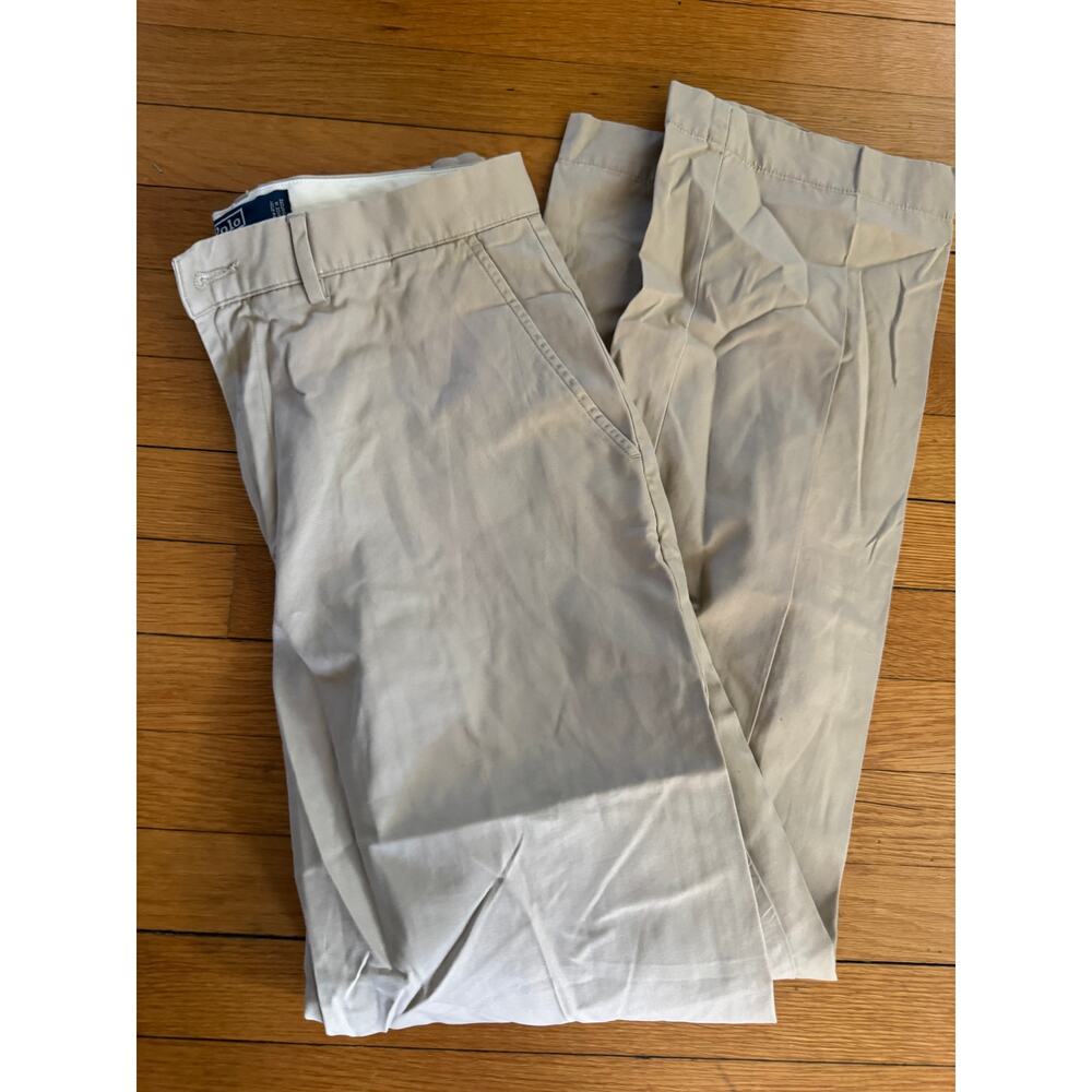 Mens 31 x 32 Polo Ralph Lauren Khaki Dress Pants - 1pc Lot